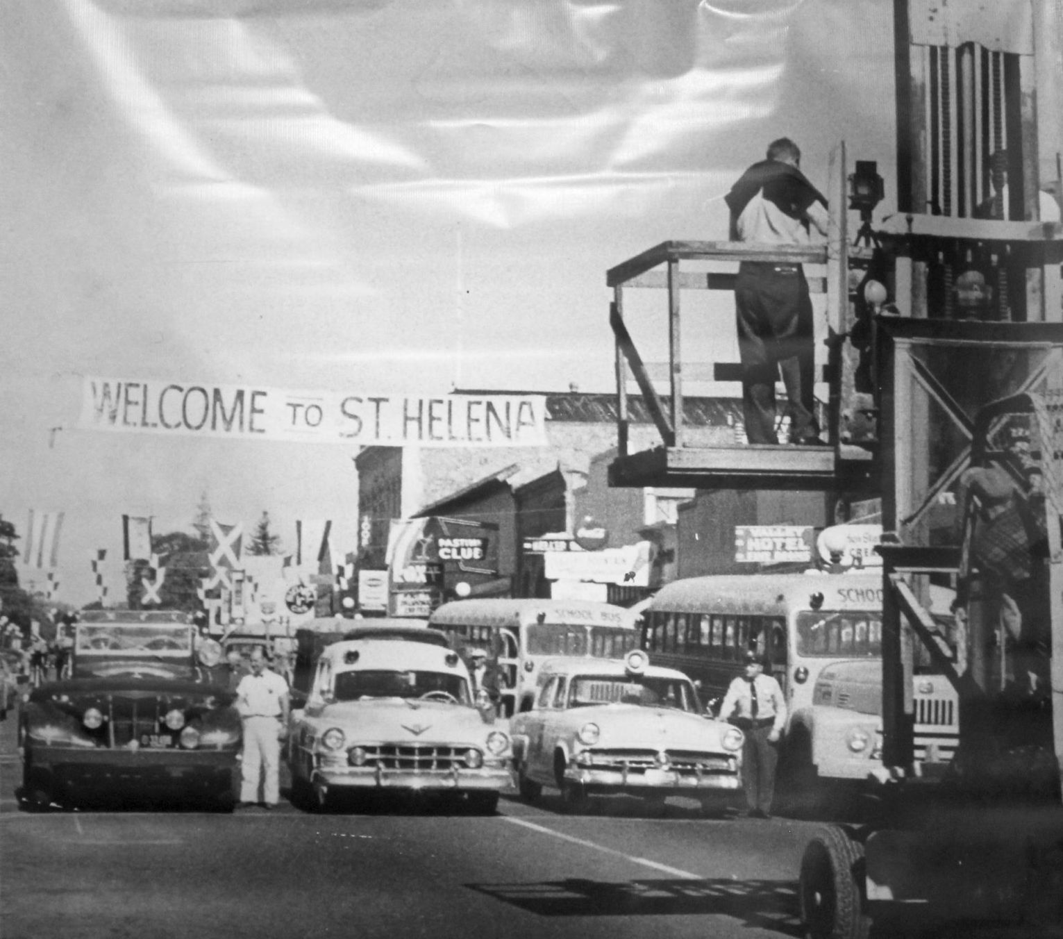 A parade in St. Helena